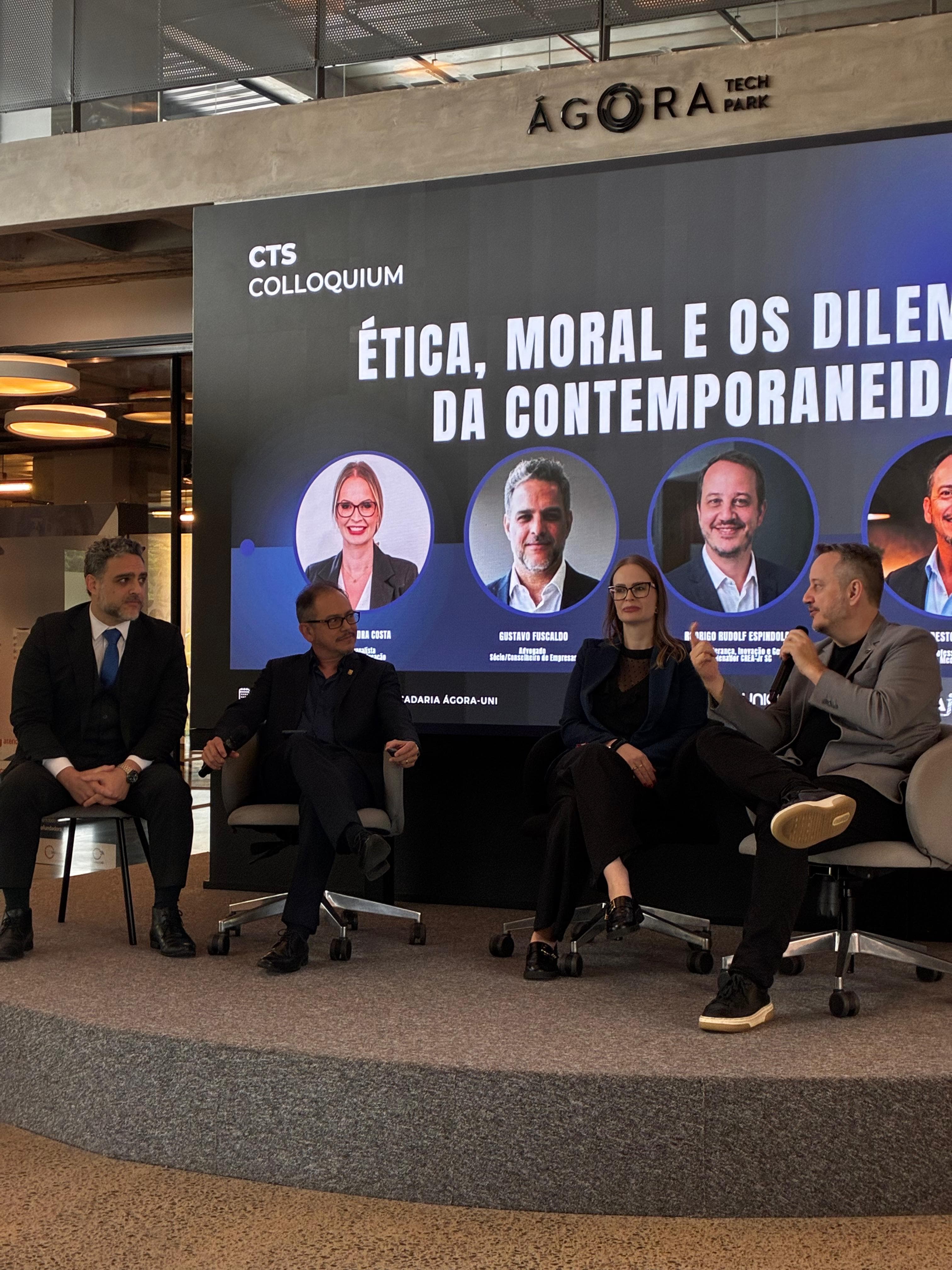 Rodrigo no painel do CTS Colloquium 2026.1 - Ética, Moral e os Dilemas da Contemporaneidade